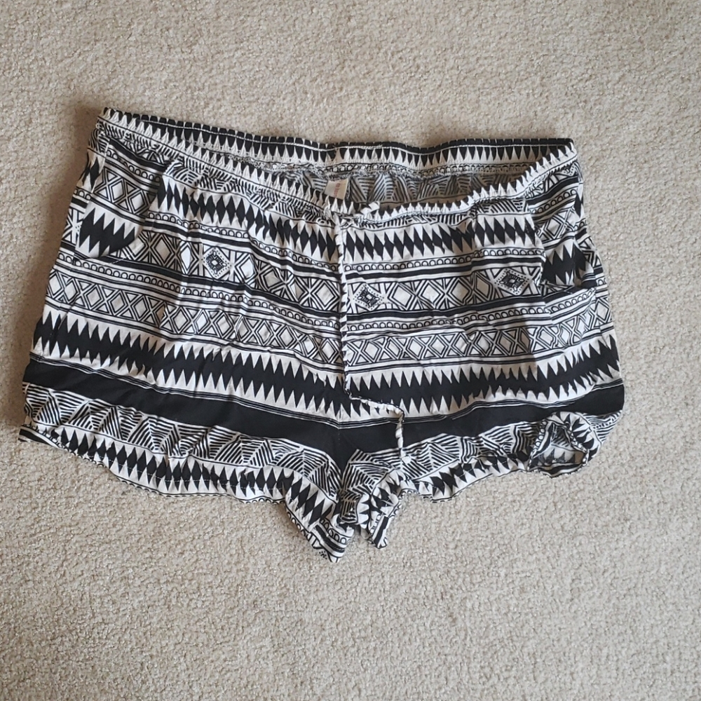 Boho print shorts